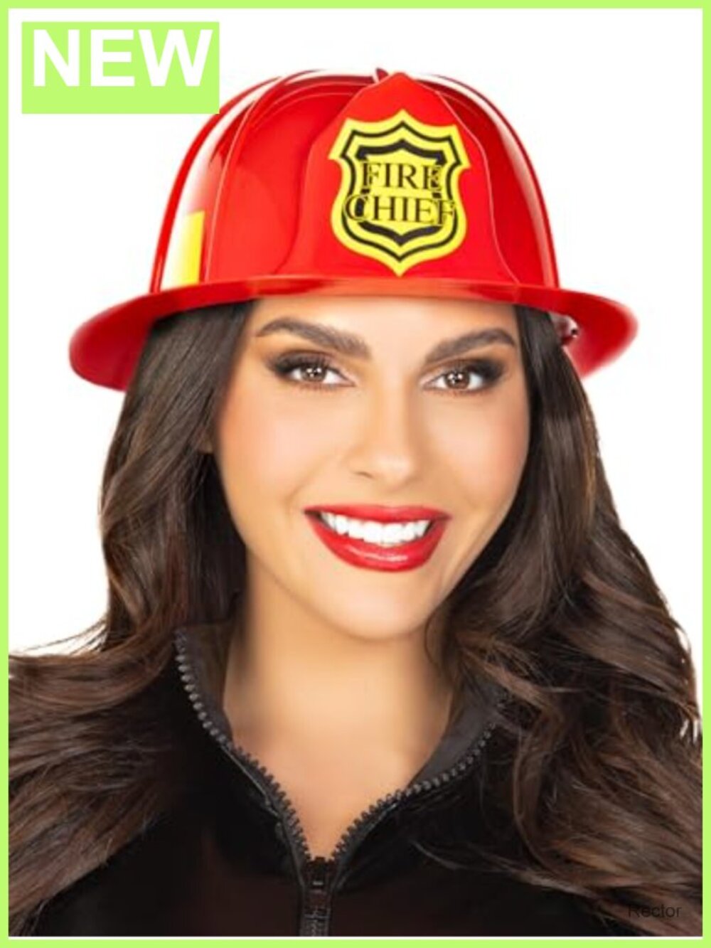 Fire Chief Fireman Hat Costume Accessory 100% Nylon One Size